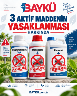 3 AKTİF MADDE YASAKLANIYOR