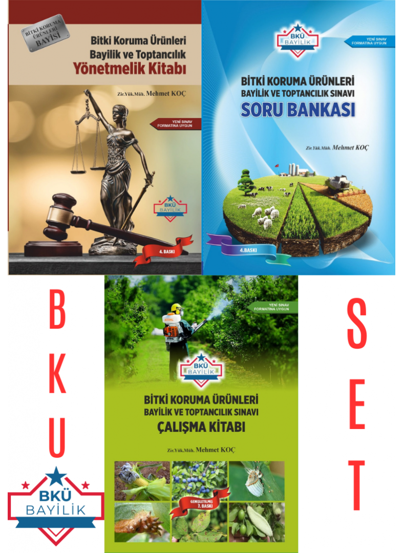 BİTKİ KORUMA ÜRÜNLERİ BAYİLİK VE TOPTANCILIK SINAVI EĞİTİM PAKETİ - SET